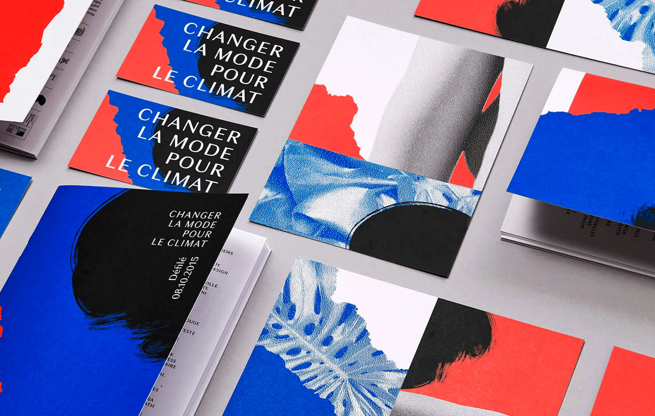 Printed brochures and postcards